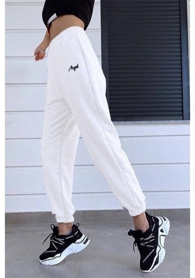 Madmext Mad Girls Beyaz Eşofman Mg817 BEYAZ