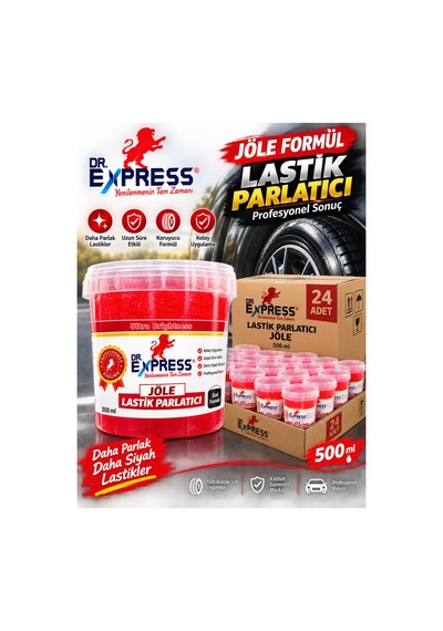 Lastik Parlatıcı Jöle 500 Ml Ekstra Parlaklık Ve Yeni Görünüm Sunar Pratik Uygulama Hızlı Çözüm - 923584567