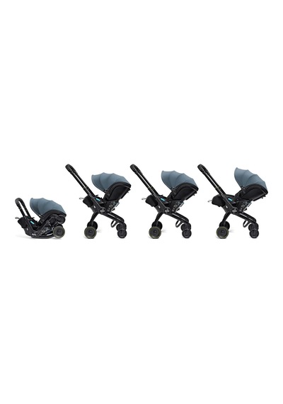 Doona X Bebek Arabasına Dönüşen Tekerlekli Gr 0 i-Size 3 Yatış Pozisyonlu Ana Kucağı Oto Koltuğu