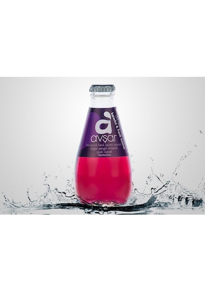 Avşar Karadut Frenk Üzümü Aromalı Maden Suyu 200 Ml X 24 Adet