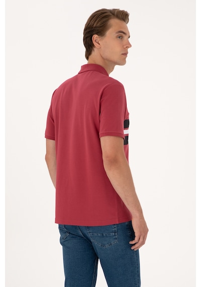 U.S. Polo Assn. Erkek Regular Fit Vişne Polo Yaka Tişört 50306808-VR223