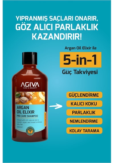 Argan Yağlı Şampuan-500ml