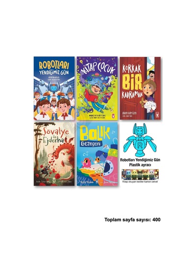 Robotları Yendiğimiz Gün Kitap Çocuk Korkak Bir Kahraman Şövalye İle Ejderha Balık Gezegeni
