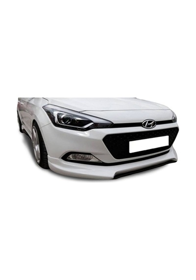 Hyundai I20 Uyumlu 2014-2017 Boyasız Mat Siyah, Abs Plastik Sport Ön Ek