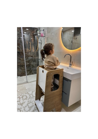 Güvenlik Panelli Öğrenme Kulesi Bebek Ve Çocuk Öğrenme Kulesi Beyaz-safir Meşe Güvenlik Panelli Öğrenme Kulesi Bebek Ve Çocuk Öğrenme Kulesi Beyaz-safir Meşe