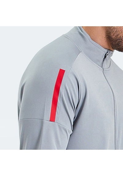 Slazenger RARELY Erkek Fermuarlı Dik Yaka Cepli Gri Eşofman Takımı