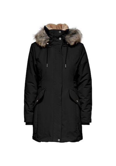 Only Onlnewprıska Parka Jacket Cc Otw Siyah 001