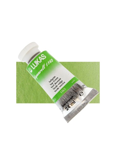 Lukas 1862 Artist 24ml Sulu Boya 1165 Safra Yeşili Seri 2