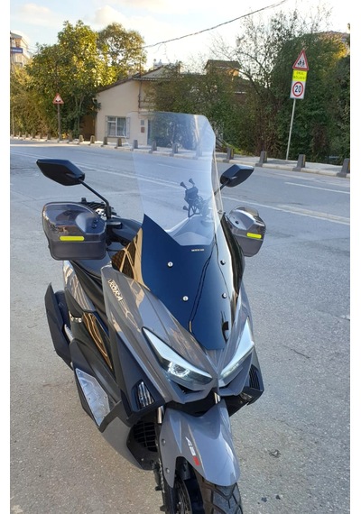 Motocam Arora Max T Ön Cam 2022-2026 Model 78cm Şeffaf Renkli 4mm Uzun
