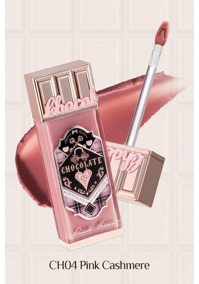Flower Knows Chocolate Wonder-shop Cloud Lip Cream Lüks Likit Ruj Rujlar Ch04 Pink Cashmere