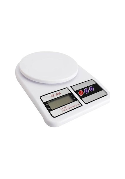8683200800612 Lcd Ekranlı Dijital Hassas Mutfak Terazisi Tartısı 10 Kg, Çok Renkli, Medium Açık Bej