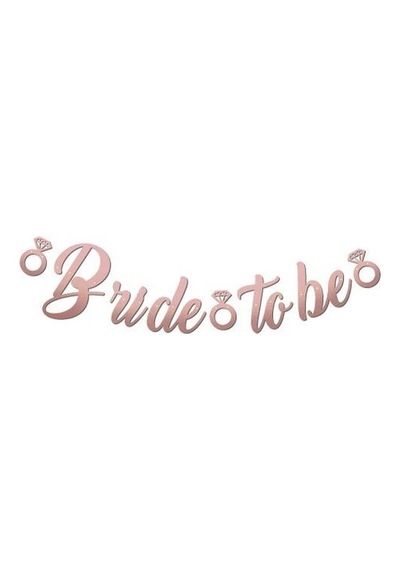 Rose Bride To Be Kaligrafi Banner