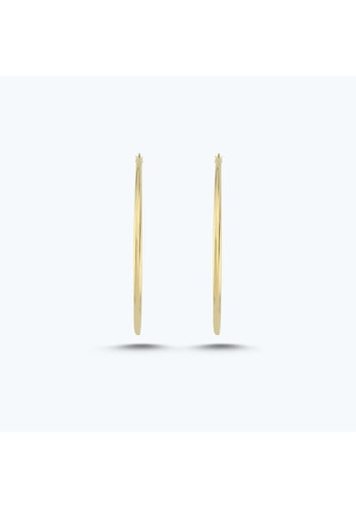 Altınbaş Altın Halka Küpe Akp0244-y-25977-50mm Çok Renkli
