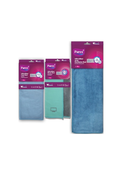 Araç 3'lü, Cam Ve Ekran Mikrofiber Bez Seti Diğer