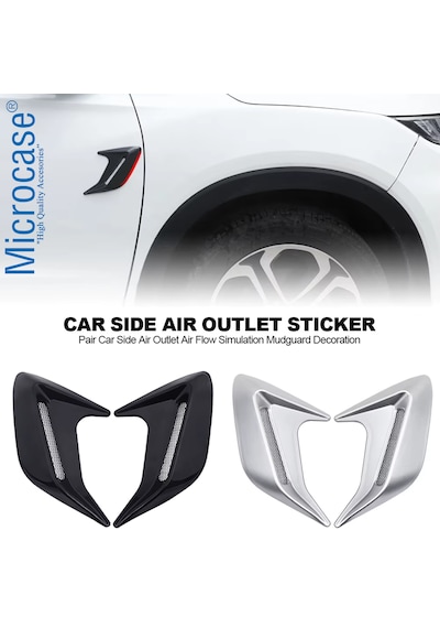 Microcase Universal Kaput Çamurluk Venti Izgarası Sağ Sol 2 Adet - Al5394