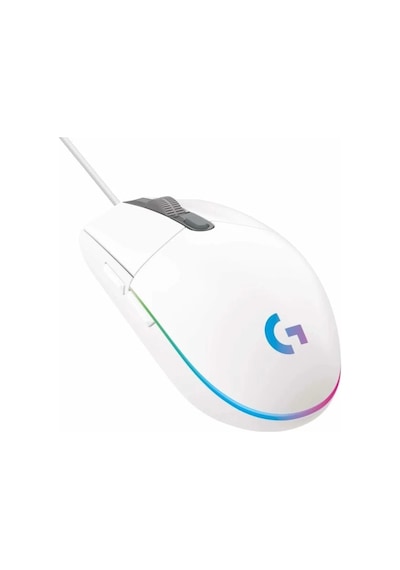 Logitech G203 Kablolu Gaming Mouse + Pad Beyaz Mouse Diğer