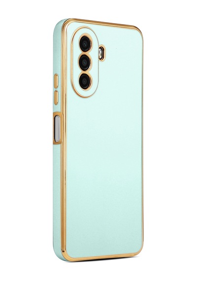 Zore Huawei Nova Y70 Kılıf Nvth Bark Kapak - Mavi Açık