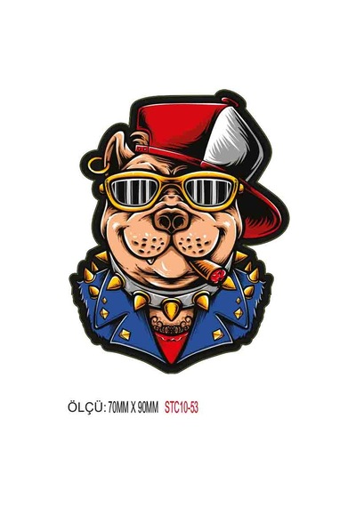 Motorsiklet Otomobil Sticker 2 Adet 053