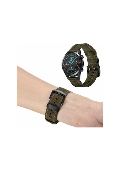 Amazfit Gtr 42Mm Kordon Nubuk Deri Kordon