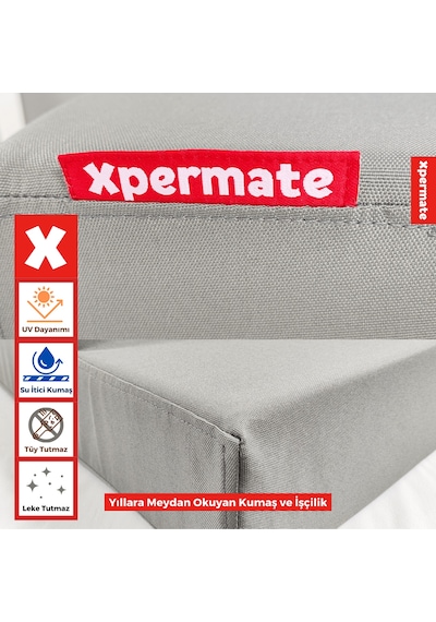 Xpermate 4 Basamaklı Evcil Hayvan Merdiveni 60 x 72 x 40 CM