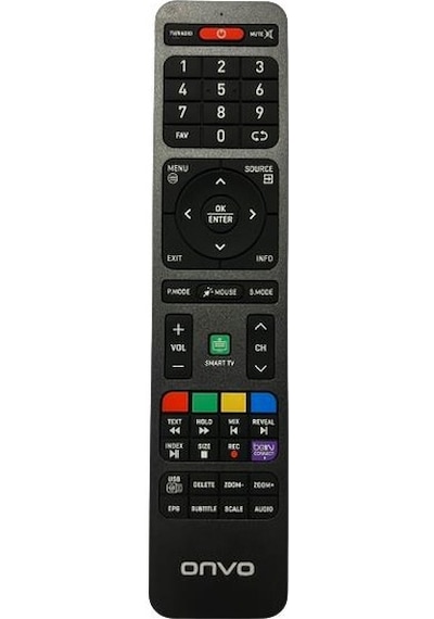 Onvo Bein Connect Tuşlu Led Lcd Tv Kumandası