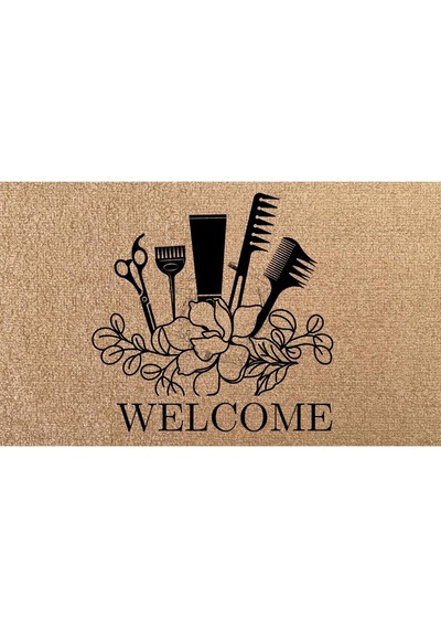 Kaymaz Tabanlı Velür Coco Kapı Paspası 45x75 Cm Kalın 018 Diğer