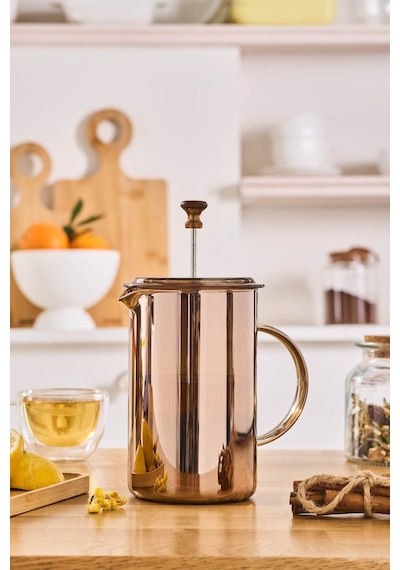 Karaca Alina French Press 800 Ml Amber Sarı