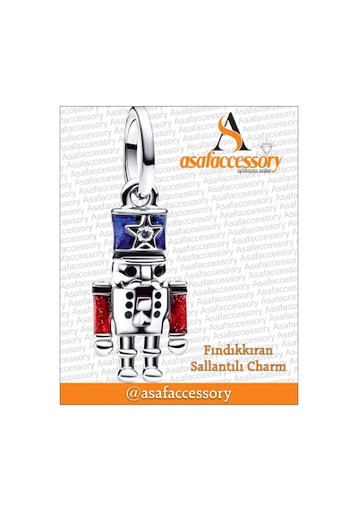 Fındıkkıran Sallantılı Charm Asafaccessory Mavi