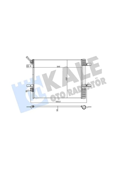 Peugeot 3008 Klima Radyatoru 1.6 Bluehdi 2016-2018 Kale 355160