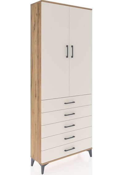 Arges Dolap 2 Raflı 5 Çekmeceli Tek Askılı 88x30x221 Çam-aytaşı Atlas Çam Arges Dolap 2 Raflı 5 Çekmeceli Tek Askılı 88x30x221 Çam-aytaşı Atlas Çam