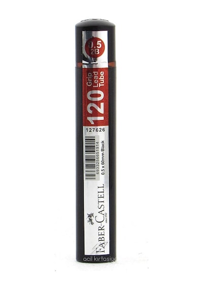 Faber-Castell 120'Li Kalem Ucu Super Fine Min 60Mm 2B 0,5 Siyah