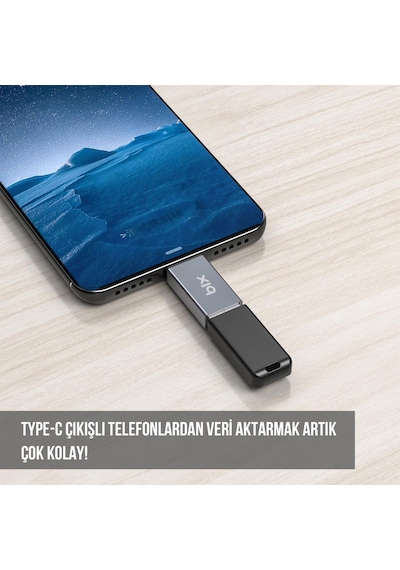Bix Adp-01 Type-C Usb 3.0 Dönüştürücü Adaptörü