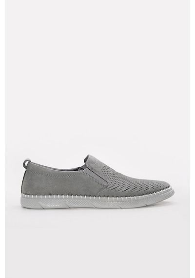 Fast Step Hakiki Deri Erkek Casual Ayakkabı 781ma1822 Gri