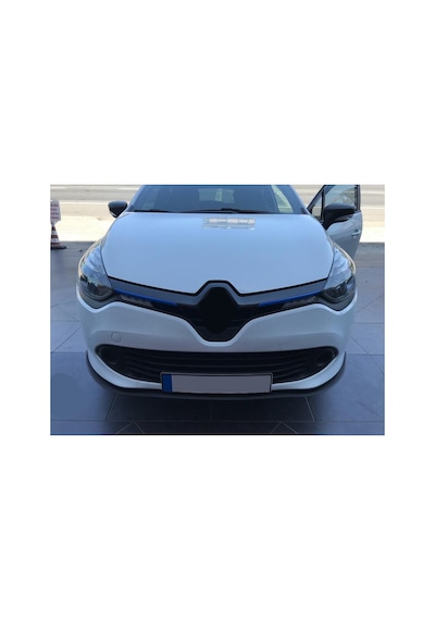 Renault Clio 4 Uyumlu Ön Lip Tampon Eki Body Kit Yumuşak Mat Siyah Kırılmaz