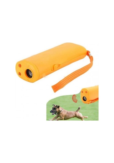 El Tipi Köpek Kovucu Kedi Ve Köpek Kovucu Ve Eğitici Ses Cihaz Siyah
