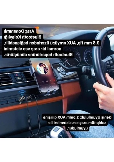 Bluetooth Araç Müzik Kiti, Fm Transmitter, Usb Giriş