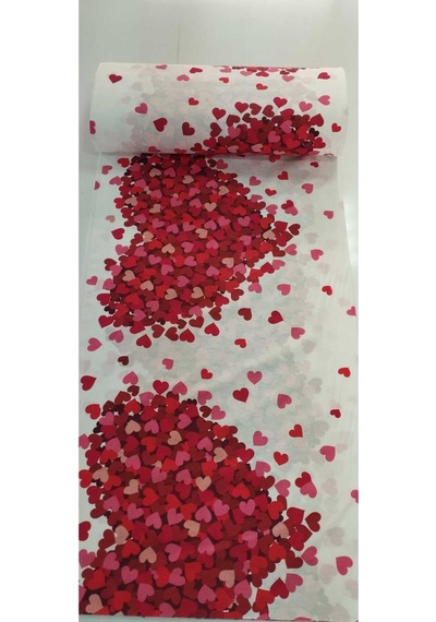 Lionas 1 Top 30 Metre Nevresimlik Çarşaflık Metrelik Kumaş Kırmızı