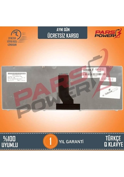 Casper Uyumlu Mp-07G36E0-920 Notebook Klavye Siyah Tr