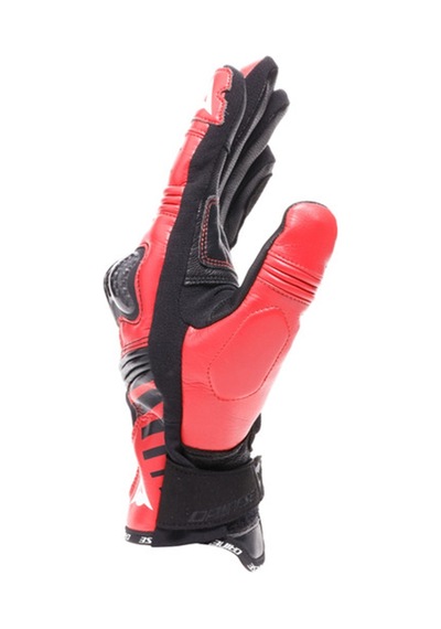 Dainese Daınese Eld/ Reacto Carbon Short Gloves Black/ Red Lava