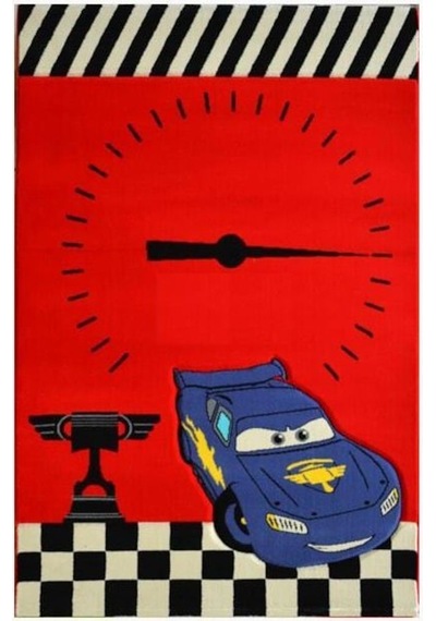 Disney Antialerjik Çocuk Halısı 523Kırmızıaraba Büyük 150X230Cm