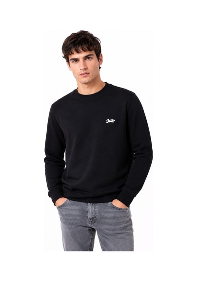 Baglan Erkek Sıfıryaka Mevsimlik Sweatshırt Bgl-st05446 Siyah