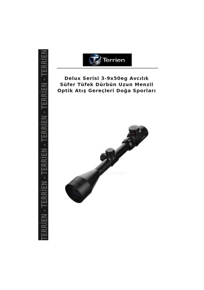 Delux Serisi 3-9x50eg Avcılık Süfer Dürbün Uzun Menzil Optik Atış Gereçleri Doğa Sporları Diğer