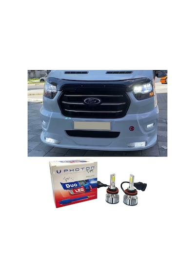 Ford Transit Led Xenon Kısa Far Ampulü H7 Duo Yeni Seri Beyaz 2013+