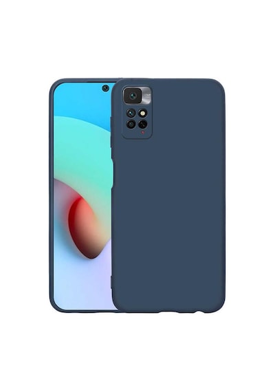 Xiaomi Redmi Note 11 Pro Kılıf Kamera Korumalı Silikon Rubber Arka Kapak Lacivert