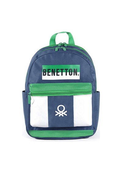 United Colors Of Benetton Bnt04279 Erkek Moda Çocuk Çanta Lacivert/Yeşil/Beyaz Çok Renkli
