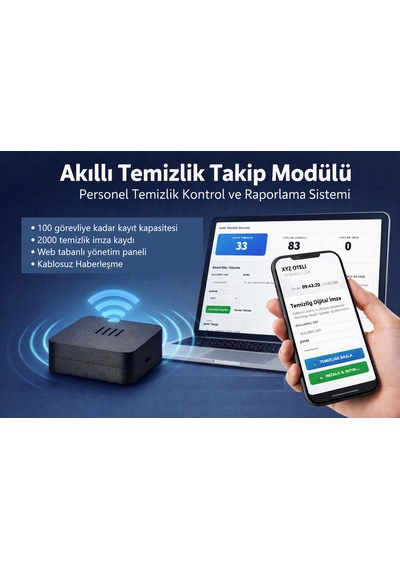 Akıllı Temizlik Takip Modülü Personel Temizlik Kontrol Ve Raporlama Sistemi