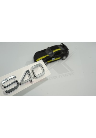 Volvo S40 Krom Abs 3M 3D Bagaj Logo Yazı Ürün