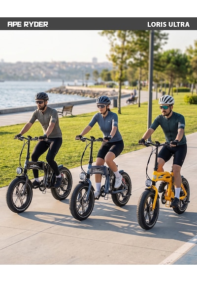 Ape Ryder Loris Ultra Elektrikli Bisiklet Siyah - 1500w