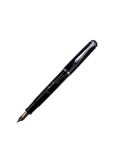 Pelikan M215 Dolma Kalem M Orthogon Gümüş Metal M215-Ogm