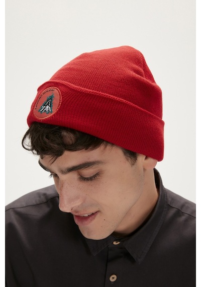 Bad Bear Bonfire Crimson Red Kırmızı Bere